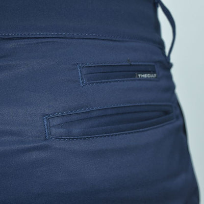 Pantalon semi pitillo Perfect Fit - AZUL