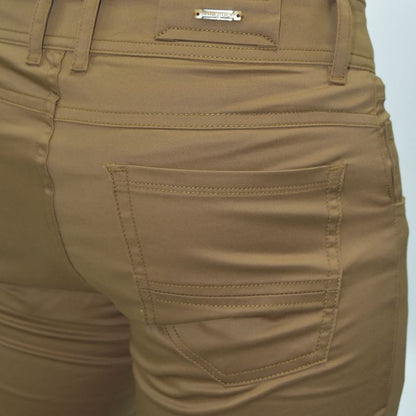 Pantalon drill semi pitillo confort - CAMELL