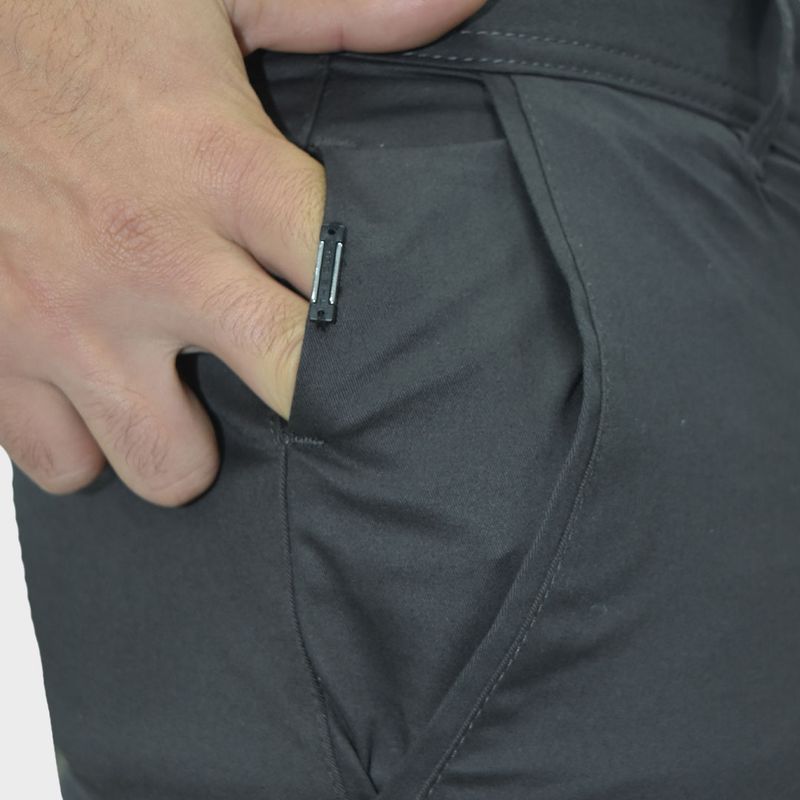 PANTALON  PITILLO DRILL - PLOMO