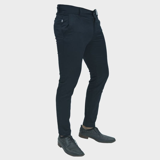 PANTALON  PITILLO DRILL - AZUL