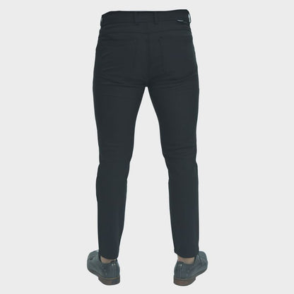Pantalon semi pitillo Perfect Fit super flex - NEGRO