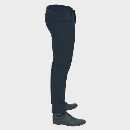 Pantalon semi pitillo Perfect Fit super flex - AZUL