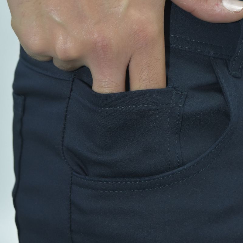 Pantalon semi pitillo Perfect Fit super flex - AZUL
