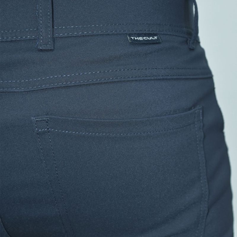 Pantalon semi pitillo Perfect Fit super flex - AZUL