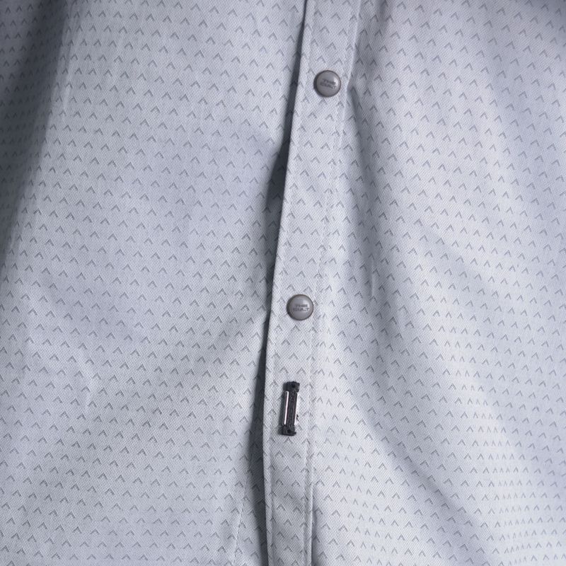 CAMISA REVERSIBLE MANGA LARGA - GRIS