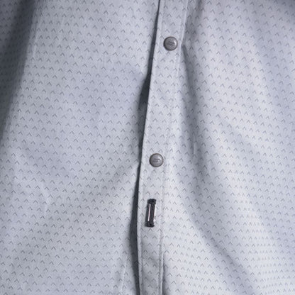 CAMISA REVERSIBLE MANGA LARGA - GRIS