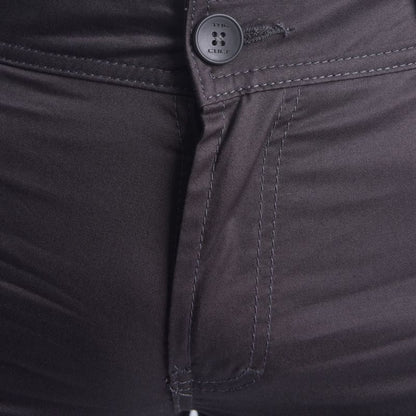 Pantalon drill entubado Confort Signature - PLOMO