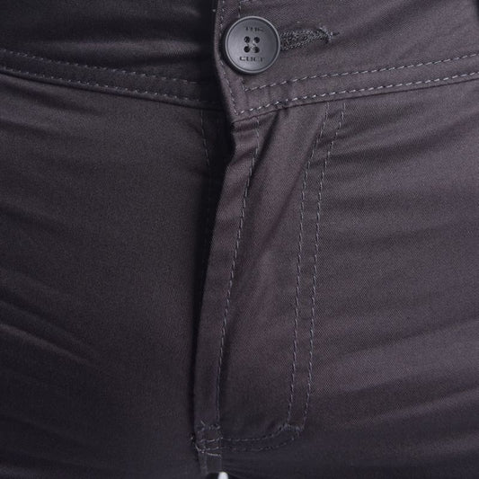 Pantalon drill entubado Confort Signature - PLOMO