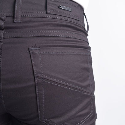 Pantalon drill entubado Confort Signature - PLOMO