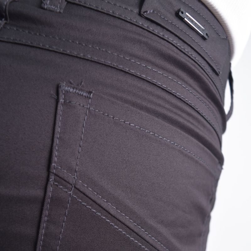 Pantalon drill entubado Confort Signature - PLOMO