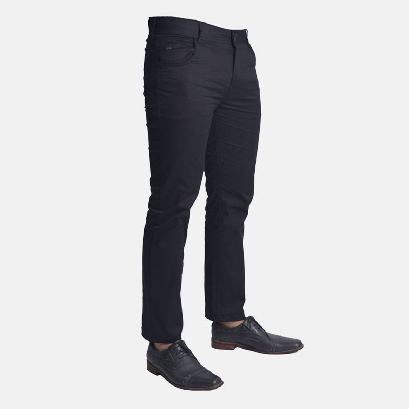 Signature Comfort Skinny Drill Pants - BLUE