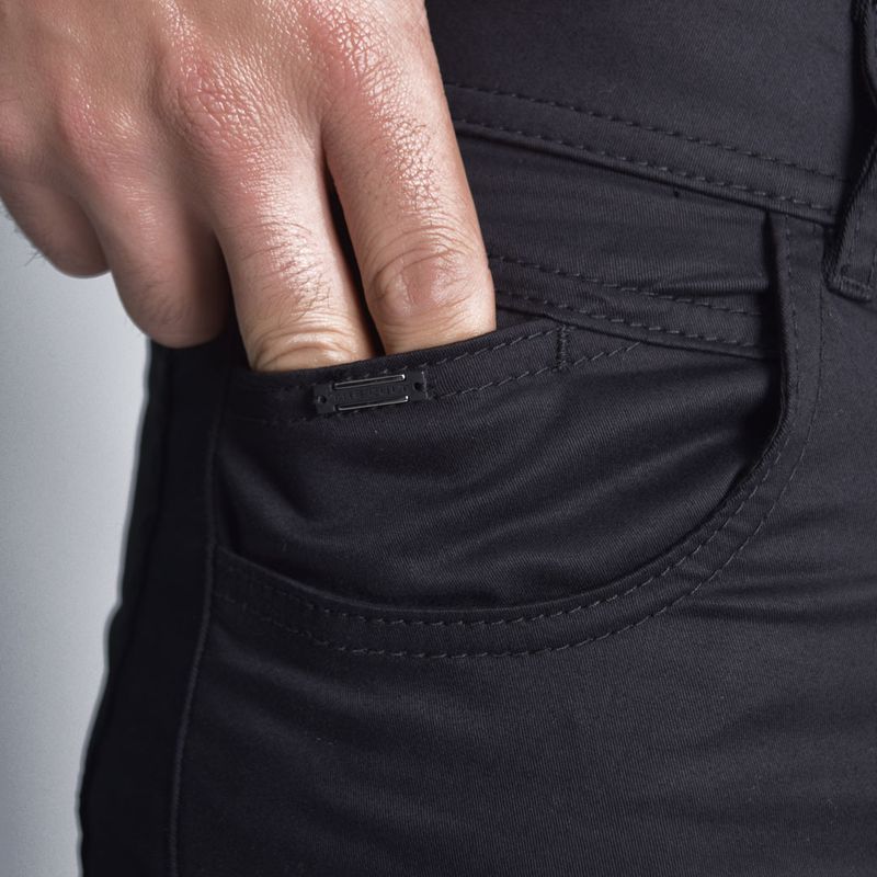 Pantalon drill entubado Confort Signature - NEGRO