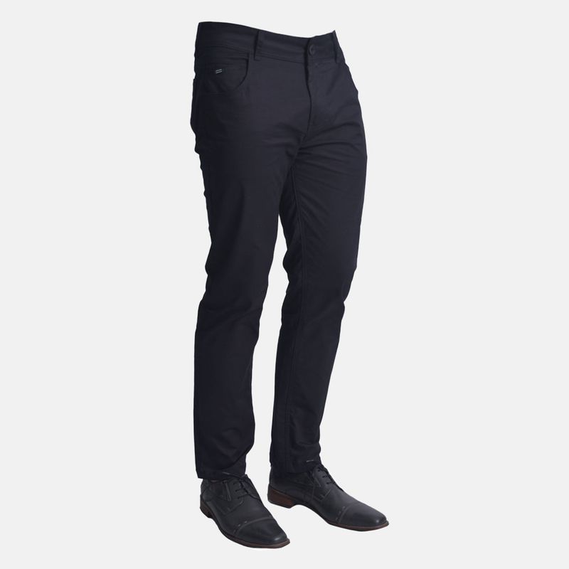 Signature Comfort Skinny Drill Pants - BLUE