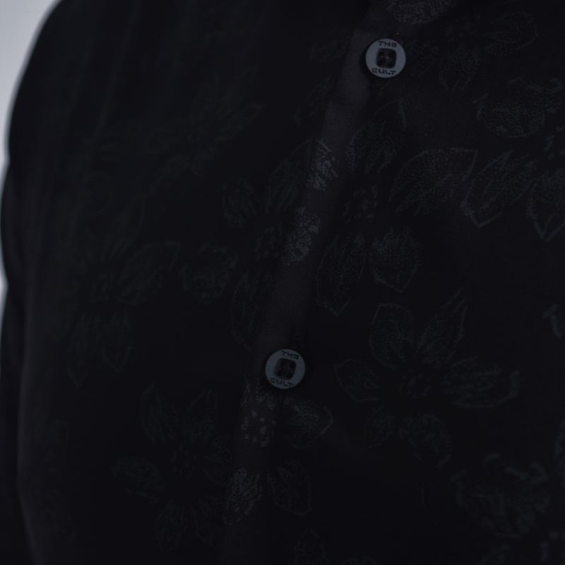 Long Sleeve Perfect Fit Shirt - BLACK