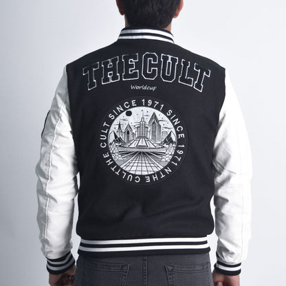 Casaca Varsity LB Paño + EcoCuero