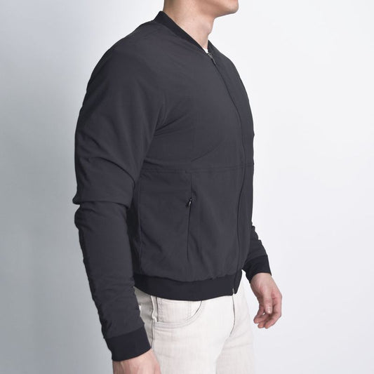 Casaca Smart Impermeable Perfect Fit Tejido stretch - NEGRO