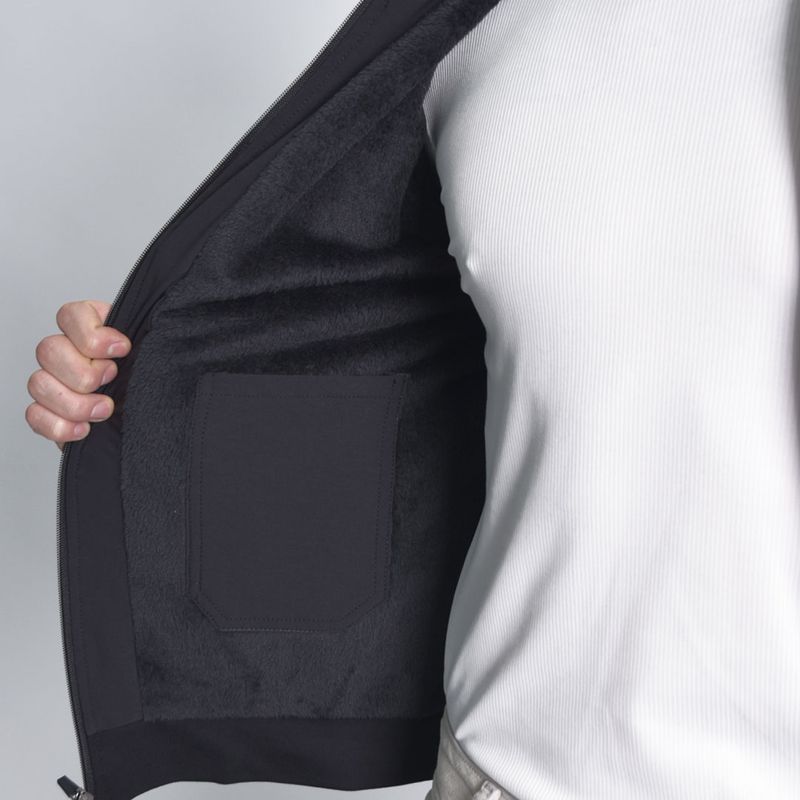 Smart Waterproof Jacket Perfect Fit Stretch fabric - BLACK
