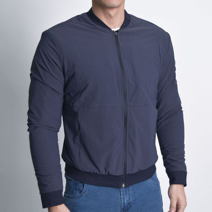 Casaca Smart Impermeable Perfect Fit Tejido stretch - AZUL