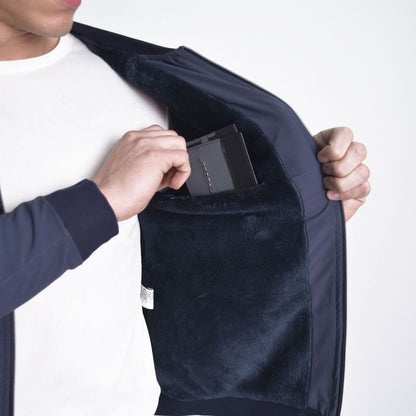Casaca Smart Impermeable Perfect Fit Tejido stretch - AZUL