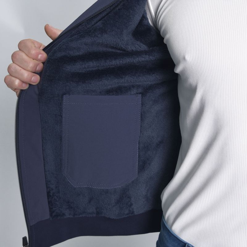 Casaca Smart Impermeable Perfect Fit Tejido stretch - AZUL