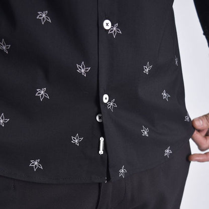 Comfort-flex long sleeve shirt | Perfect Fit - BLACK