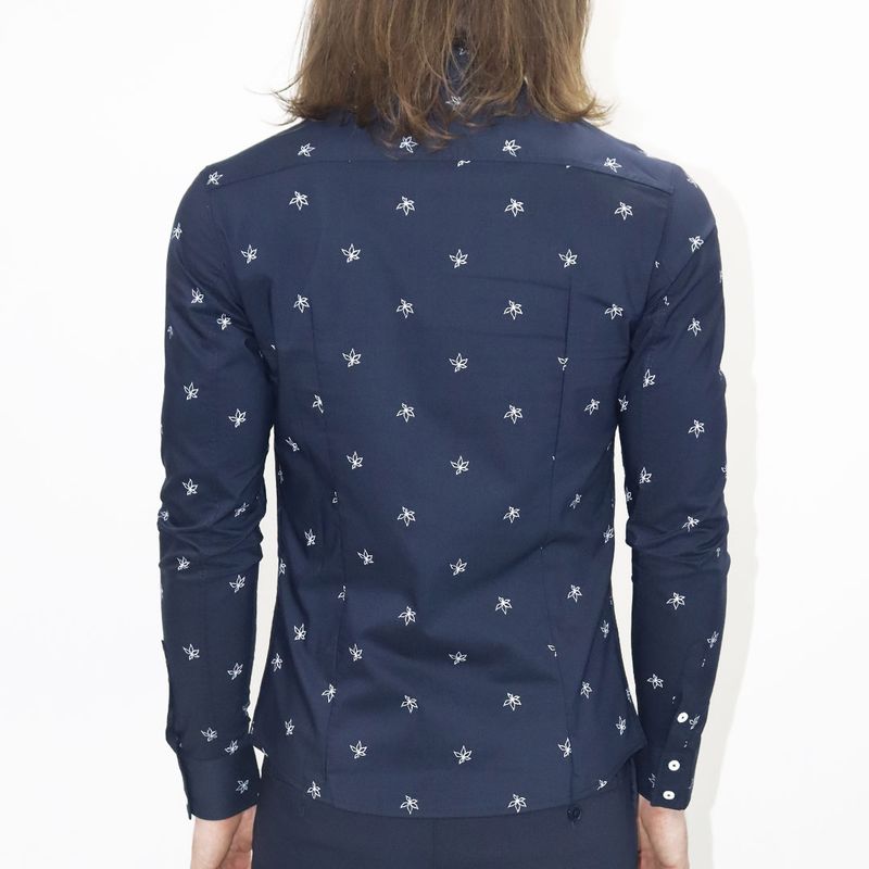 Camisa manga larga comfort-flex | Entalle Perfect Fit - AZUL