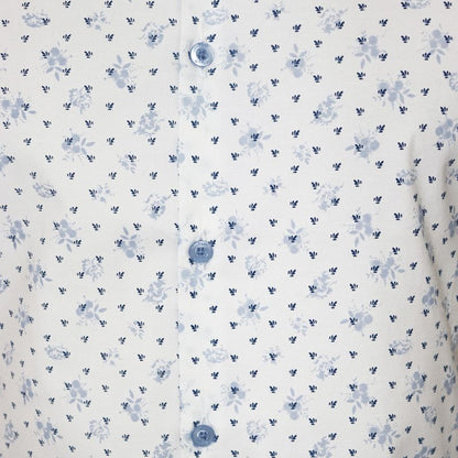 Camisa manga larga Print floral Entalle Perfect Fit