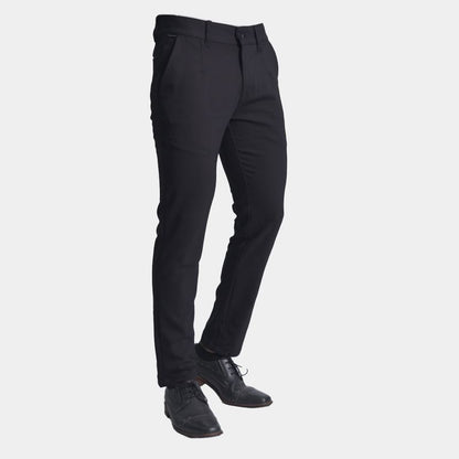 Pantalon semipitillo Perfect Fit Tejido especial super flex - NEGRO