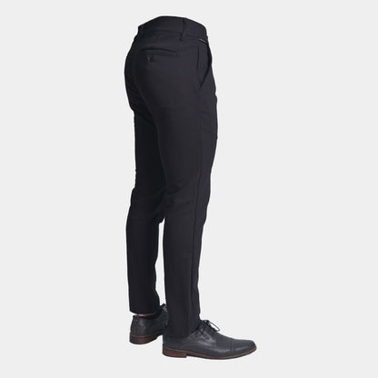 Pantalon semipitillo Perfect Fit Tejido especial super flex - NEGRO