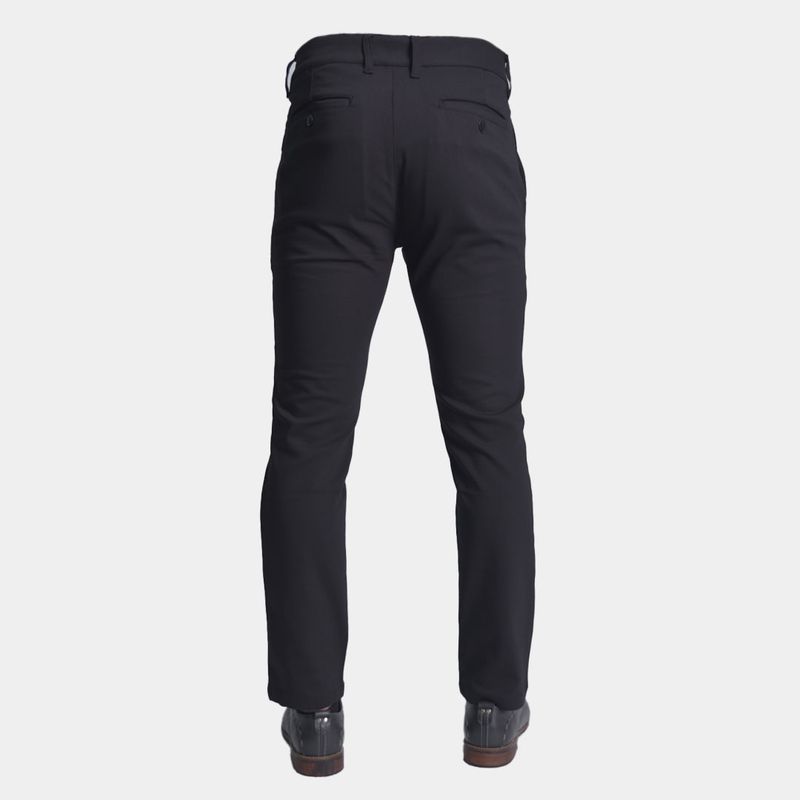 Pantalon semipitillo Perfect Fit Tejido especial super flex - NEGRO