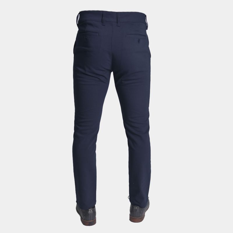 Pantalon semipitillo Perfect Fit Tejido especial super flex - AZUL