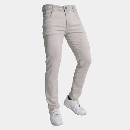 Pantalon denim semi pitillo Comfort stretch - BLACK ICE