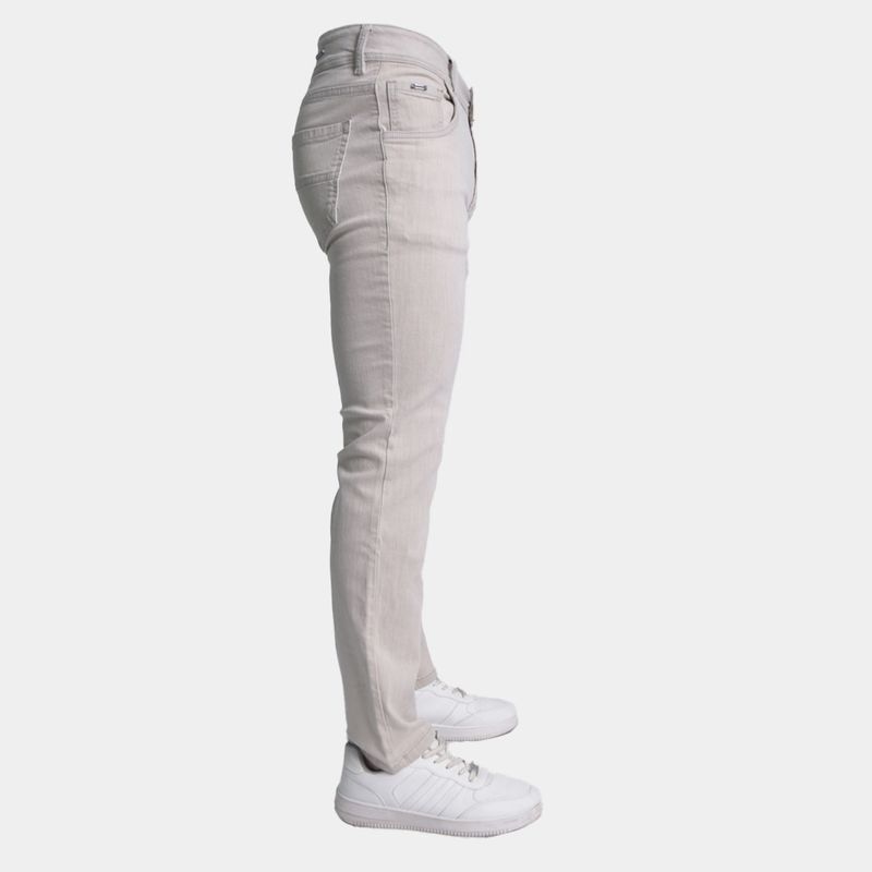 Pantalon denim semi pitillo Comfort stretch - BLACK ICE