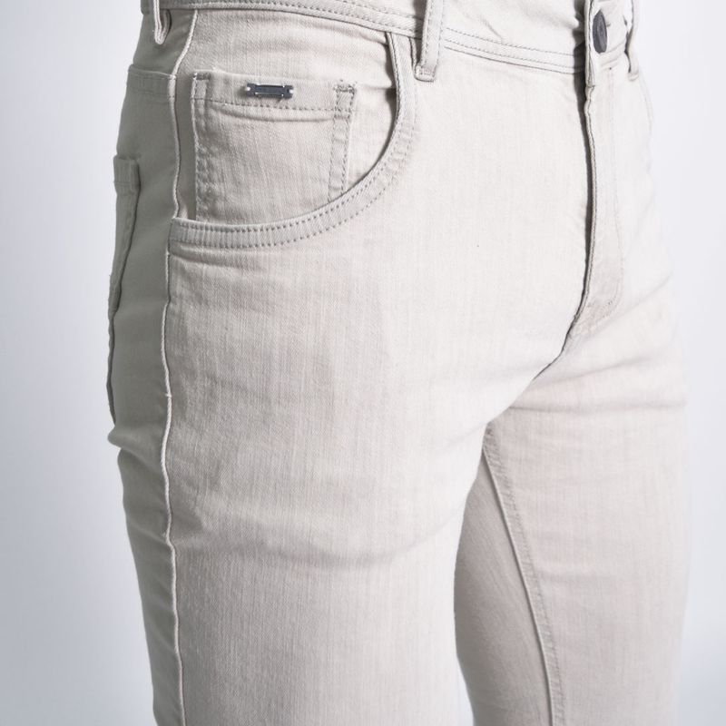 Pantalon denim semi pitillo Comfort stretch - BLACK ICE