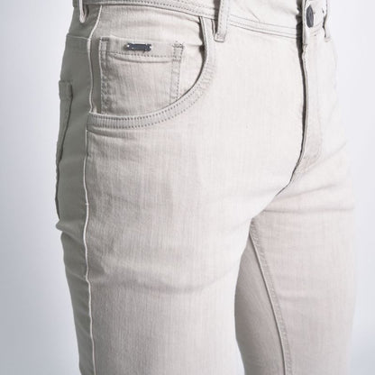 Pantalon denim semi pitillo Comfort stretch - BLACK ICE