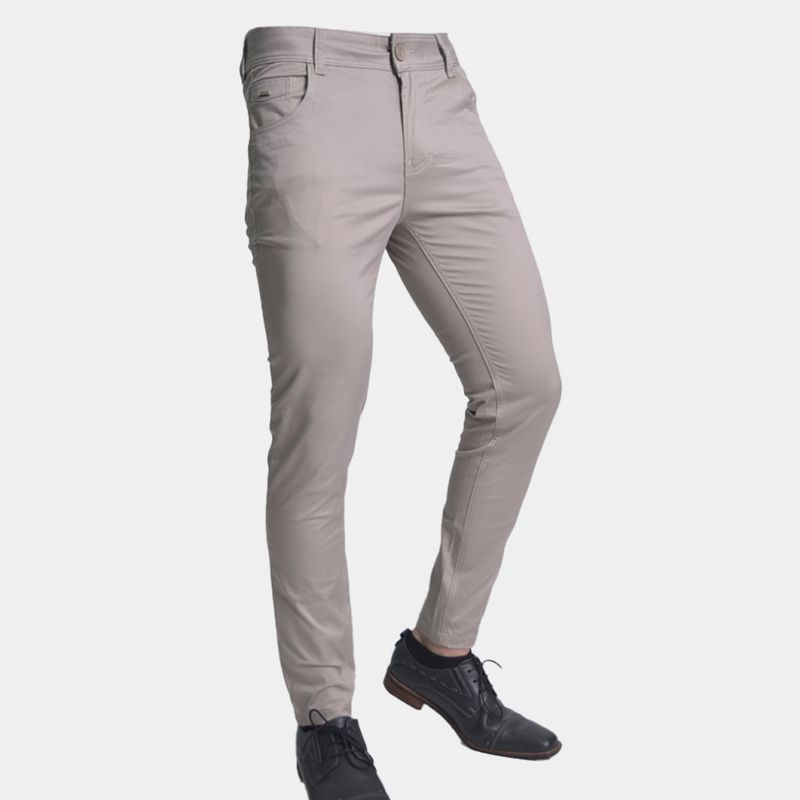 Pantalon drill pitillo Comfort  con stretch premium - ARENA