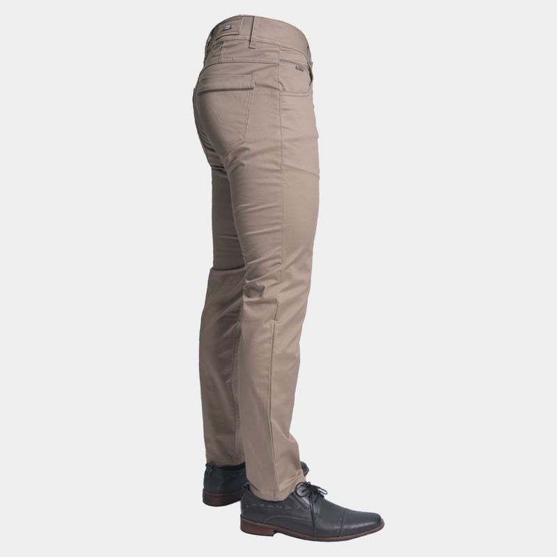 Pantalon drill semipitillo | Comfort  de alto desempeño - BEIGE
