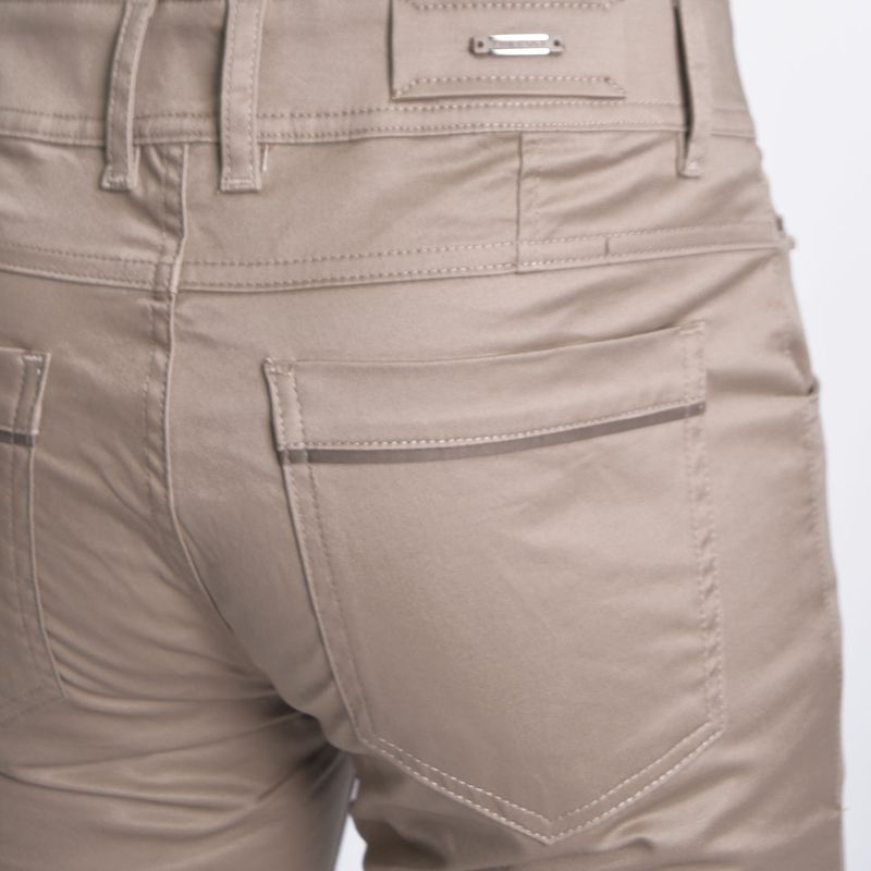 Pantalon drill semipitillo | Comfort  de alto desempeño - BEIGE