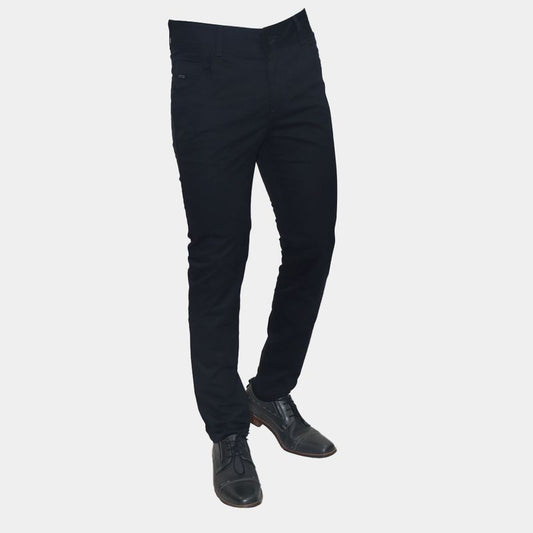 Pantalon drill semipitillo | Comfort versatil | Estilo sofisticado - AZUL