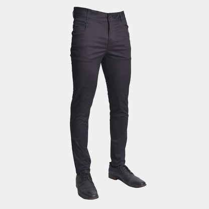 Pantalon drill pitillo | Diseño refinado con confort extremo | Perfect Fit - PLOMO