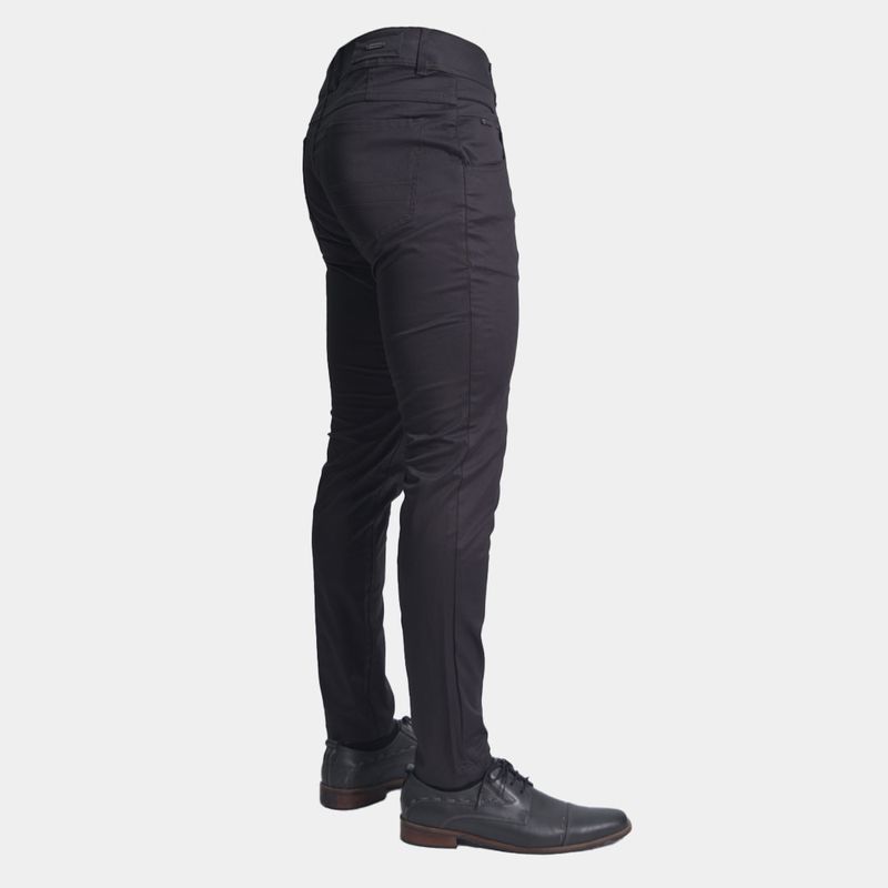 Pantalon drill pitillo | Diseño refinado con confort extremo | Perfect Fit - PLOMO