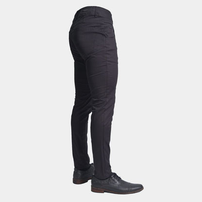 Pantalon drill pitillo | Diseño refinado con confort extremo | Perfect Fit - PLOMO