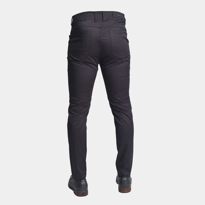 Pantalon drill pitillo | Diseño refinado con confort extremo | Perfect Fit - PLOMO