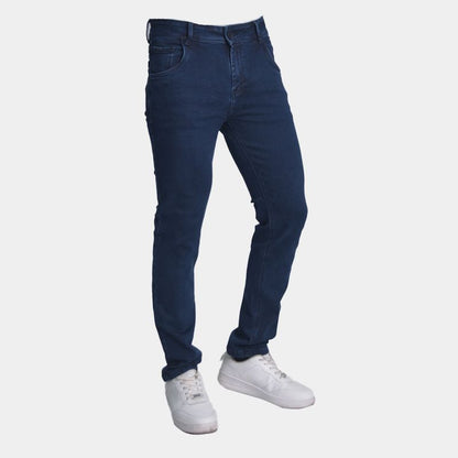 Pantalon semipitillo | Denim premium Perfect Fit - AZUL AMERICANO