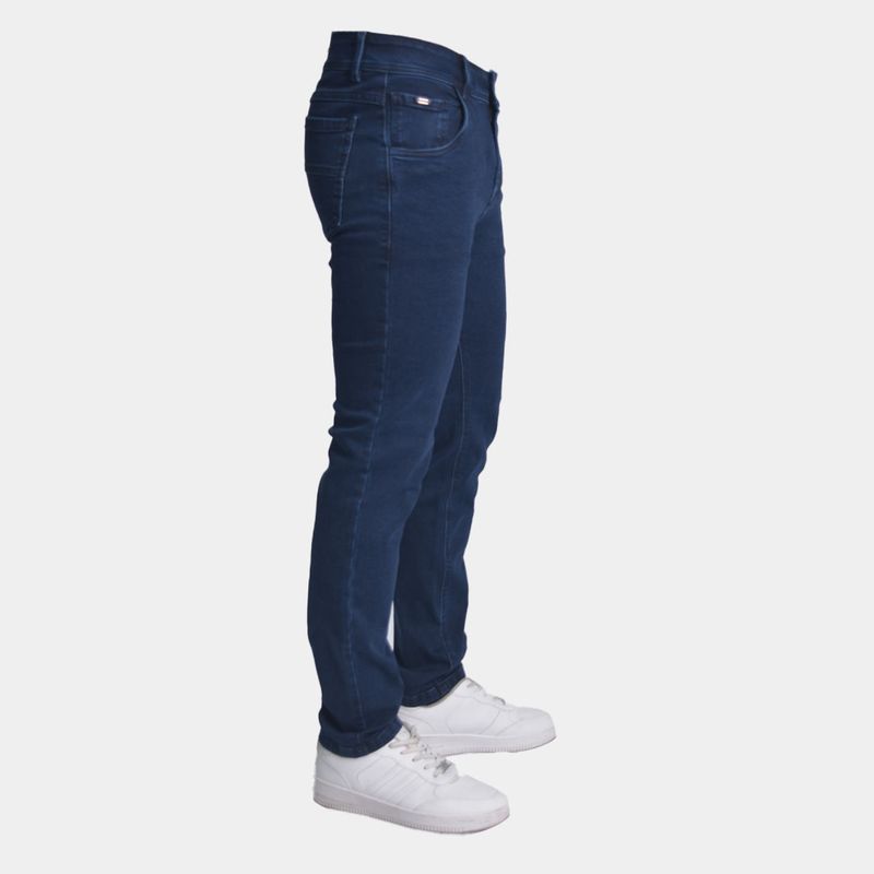 Pantalon semipitillo | Denim premium Perfect Fit - AZUL AMERICANO