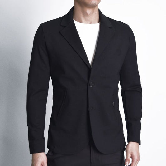 Blazer tejido especial Signature | Entalle Perfect Fit Confort stretch - NEGRO
