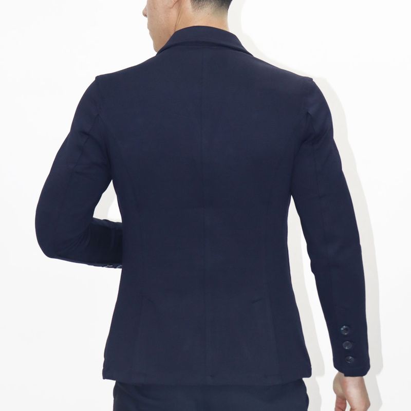 Signature Special Weave Blazer | Perfect Fit Comfort Stretch - BLUE