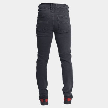 Pantalon denim semi pitillo Comfort stretch - PLOMO