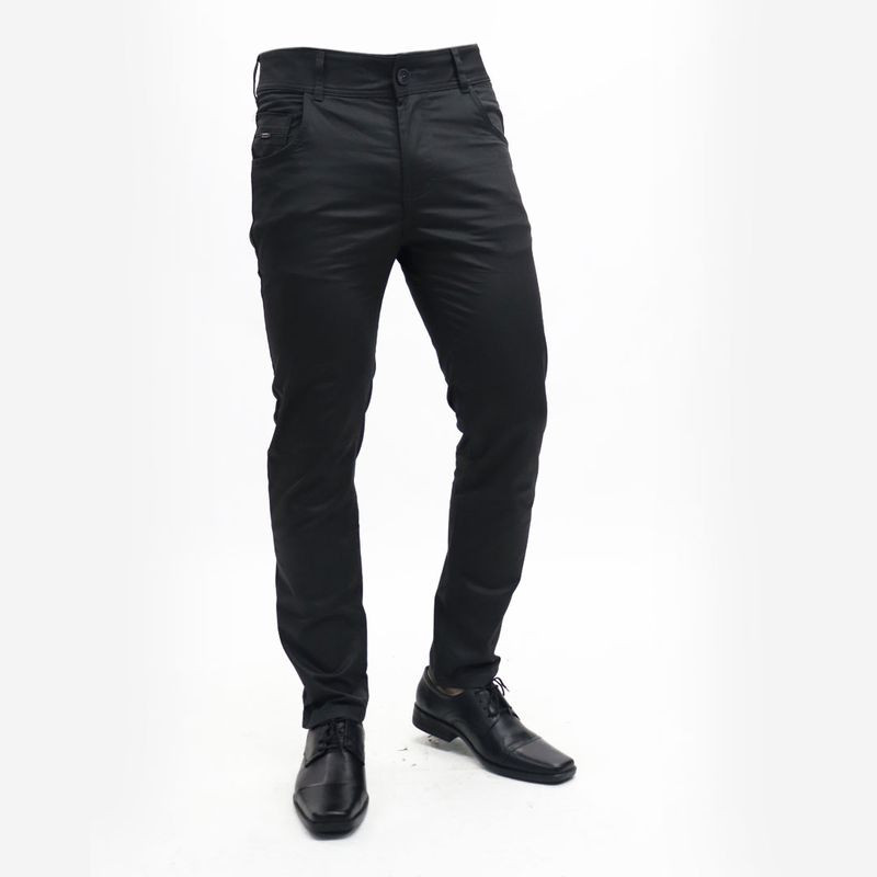 Pantalon drill semipitillo | Comfort versatil | Estilo sofisticado - PLOMO