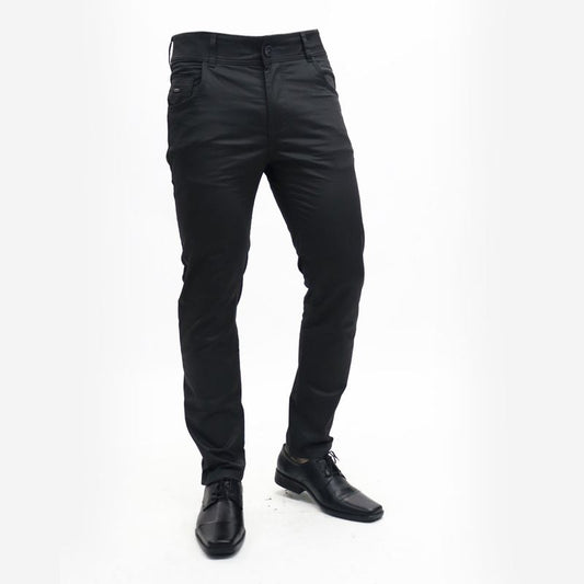 Pantalon drill semipitillo | Comfort versatil | Estilo sofisticado - PLOMO